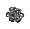 2 Stück Strass Haarspangen Kleine Kieferklauen Clips Bling Haarspange, Schmetterling-9