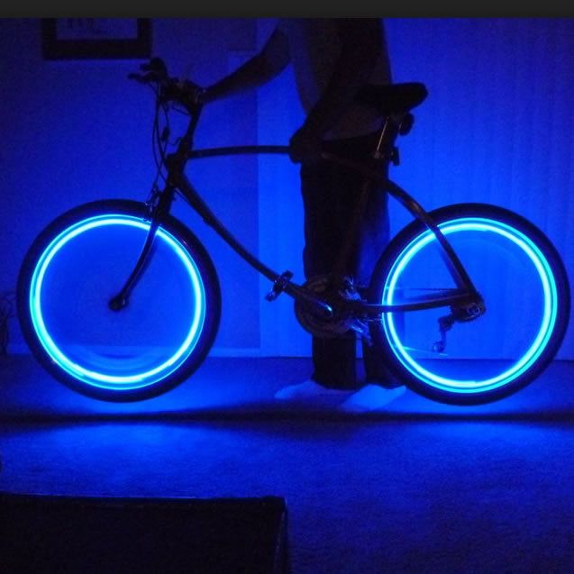 4er-Pack Neon-LED-Leuchten für Fahrräder, Autos & Motorräder