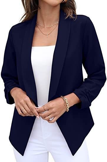 Frühlings- und Herbstanzug für Damen, bügelfreier Freizeitanzug, Oberteil, Berufsbekleidung für Damen