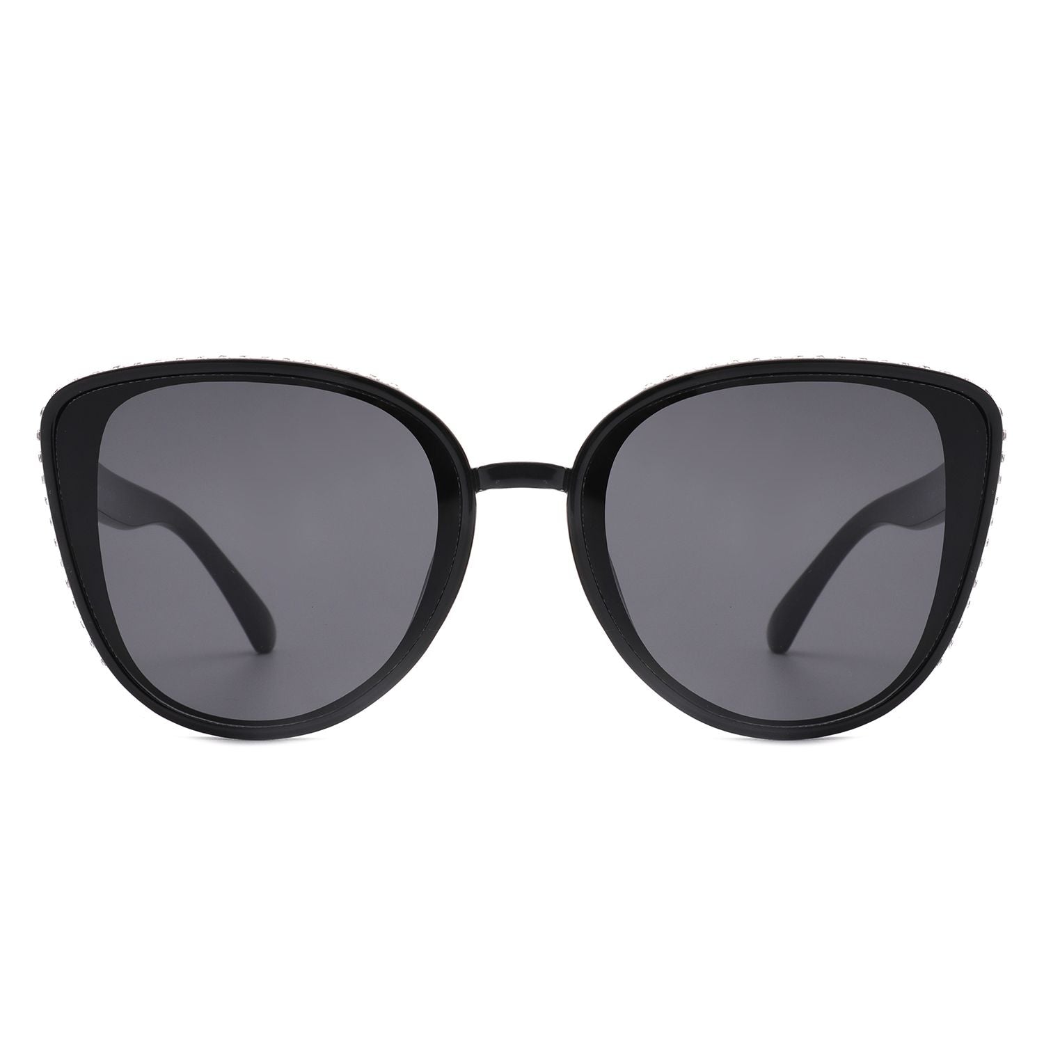 Damen Strass Mode Cat Eye Sonnenbrillen