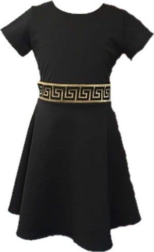 KINDER KLEID GRIECHISCHE STREIFEN