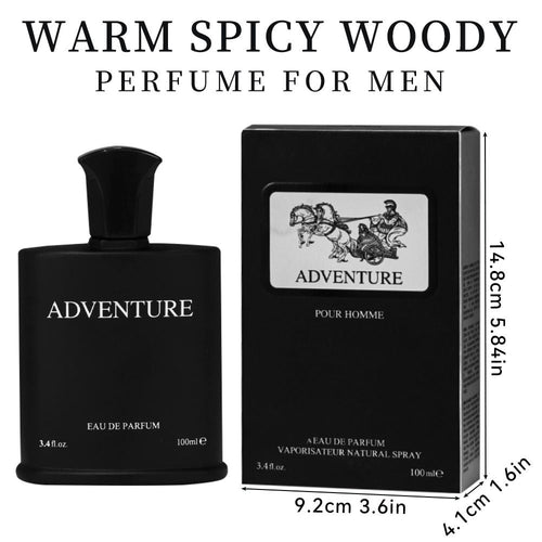 100ml Eau de Toilette Spray für Herren, langanhaltendes Parfüm, Noten von Bergamotte, schwarzer Johannisbeere, Ananasgeschmack, perfekt für Dates, den Alltag, Partys, zum Verschenken