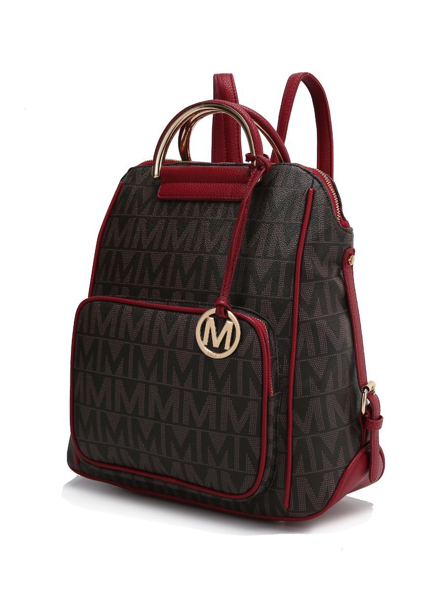 MKF Collection Cora Milan M Signature Modischer Rucksack von Mia K
