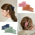 6er-Pack Große Klauenclips 10,9 cm Riesige Matte Haarkrallen für Frauen und Mädchen 6 Farben Große Haarspangen Starker Halt