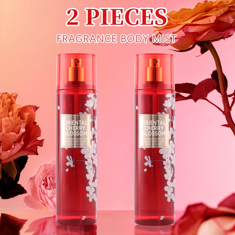 236 ml/ Haar- und Körperspray für Damen, Blumiger Duftspray, Erfrischendes Körperspray, Langanhaltender Duft, Ideal für den Alltag, Verabredungen, Feiern und als Geschenk