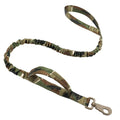 Hundeleine; Bungee-Hundeleine, taktische Hundeleine, verstellbare taktische Nylonleine für Hunde, taktische Hundeleine mit Schnellverschluss und 2 Kontrollgriffen; Bungee-Gurt