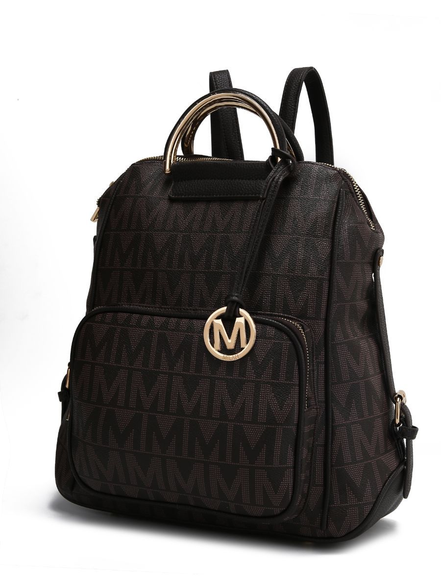 MKF Collection Cora Milan M Signature Modischer Rucksack von Mia K