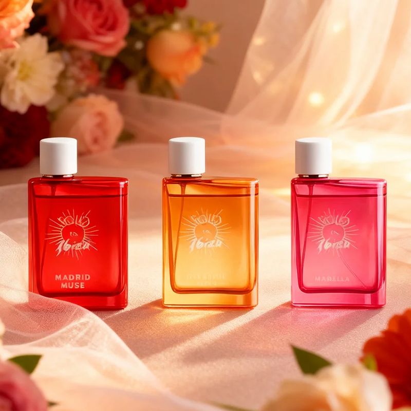 Coffret Cadeau Parfum Femme SOLO EN IBIZA - 3 x Vaporisateurs Eau de Parfum 30 ml - 3 Parfums Longue Durée - Pour les Fêtes, les Rendez-vous, l'Utilisation Quotidienne et les Soirées - Cadeau Idéal pour Femme