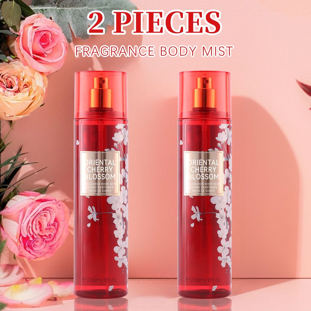 236 ml/ Haar- und Körperspray für Damen, Blumiger Duftspray, Erfrischendes Körperspray, Langanhaltender Duft, Ideal für den Alltag, Verabredungen, Feiern und als Geschenk