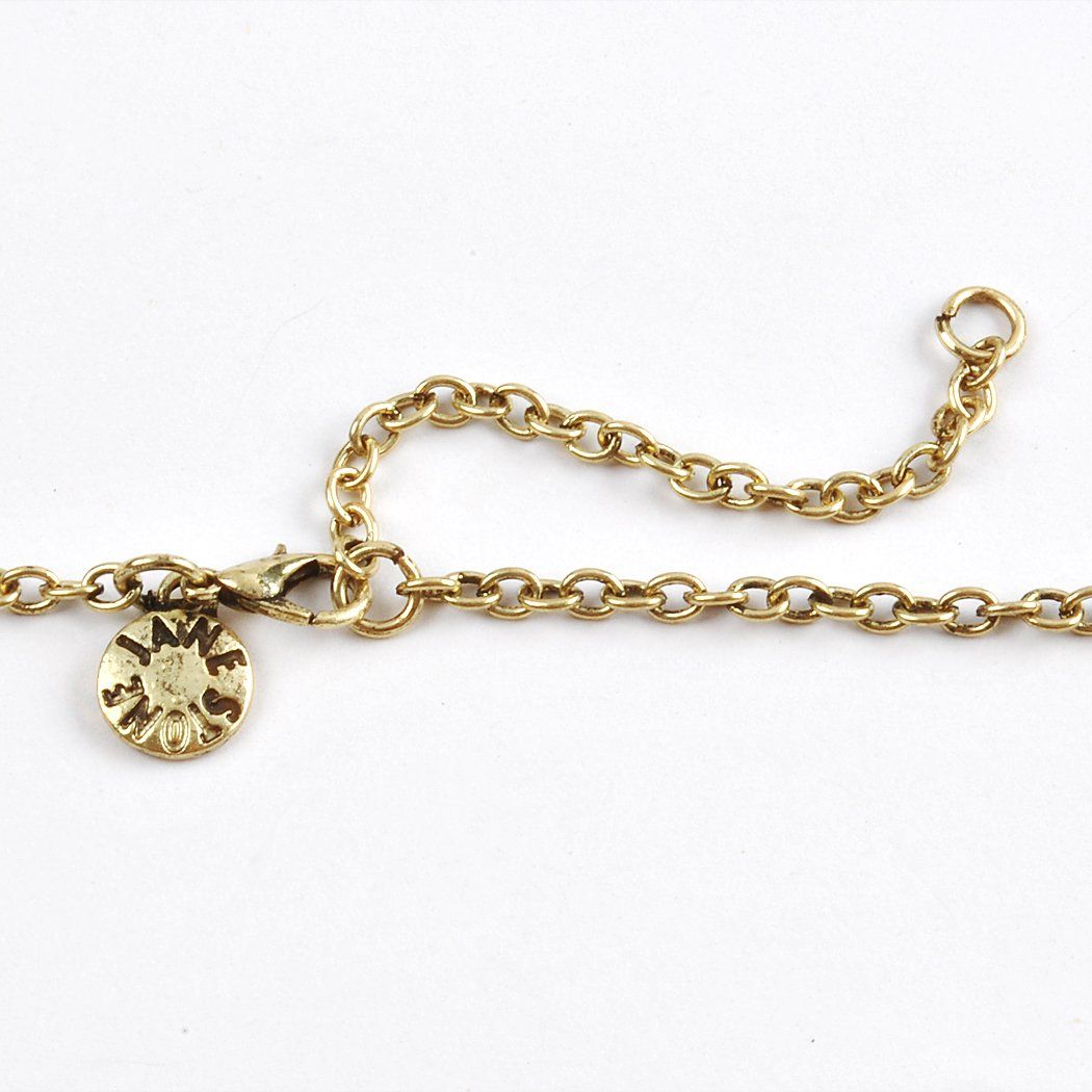 Jane Stone Modeaussage Collier Halskette Vintage Durchbrochenes Lätzchen Kostüm Schmuck