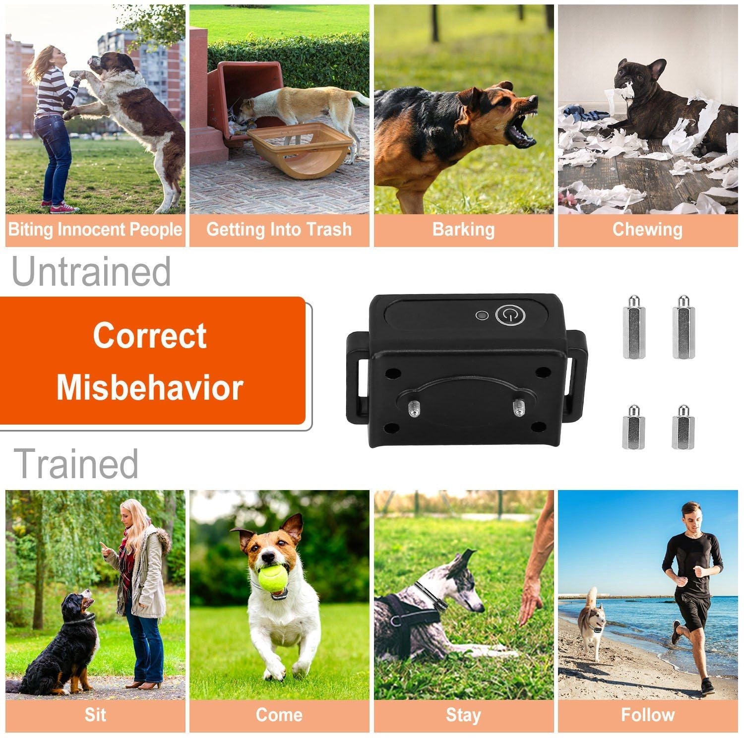 Ferntrainer für Hunde – 3280FT wasserdicht mit Vibrations-, Piepton- und Schockfunktionen