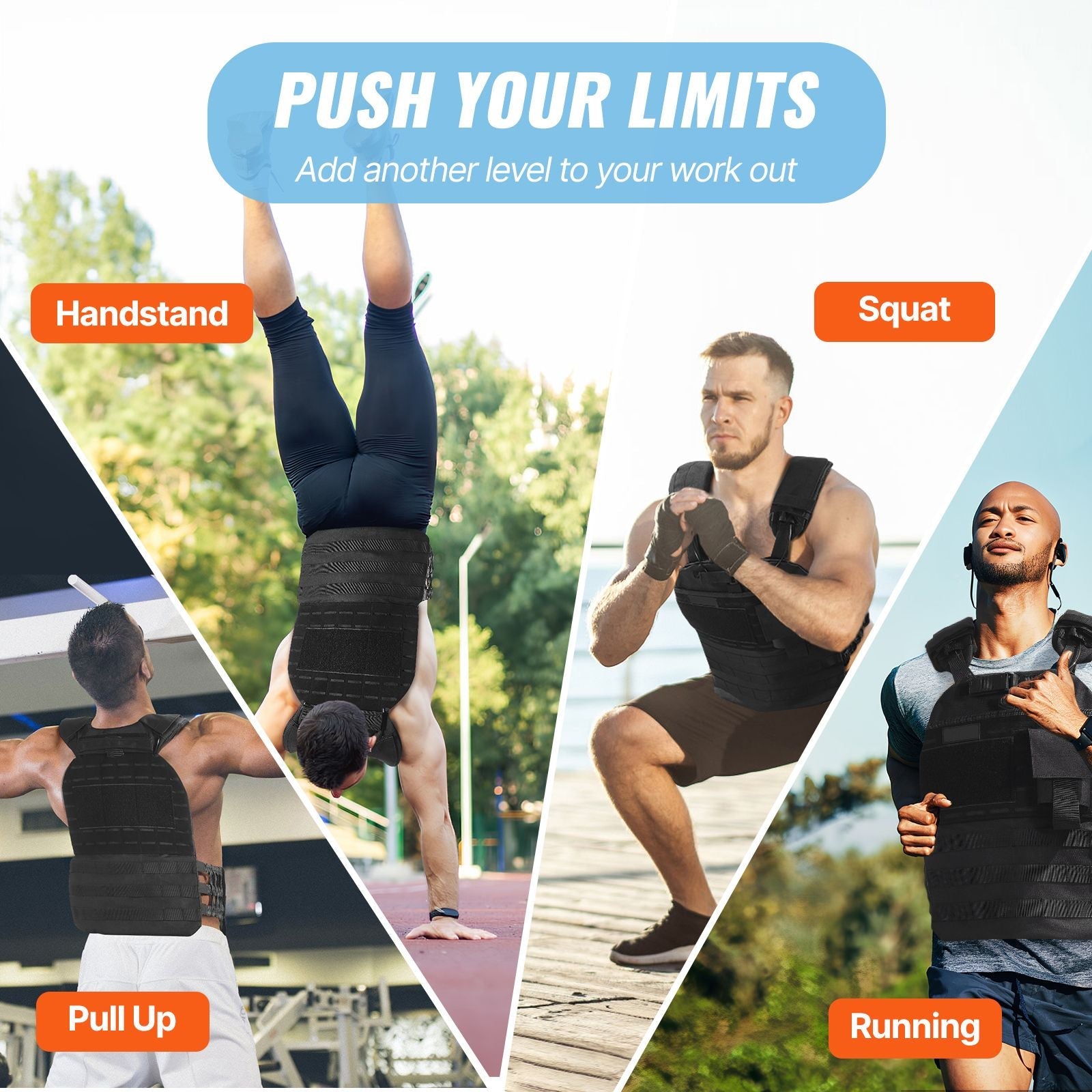 Gewichtsweste, 40lb Gewichtsweste, Verstellbare Gewichtsweste für Damen und Herren, Trainingsgerät für Kraft- und Ausdauertraining, Laufen, Joggen, Gehen, Fitness und Gewichtsverlust