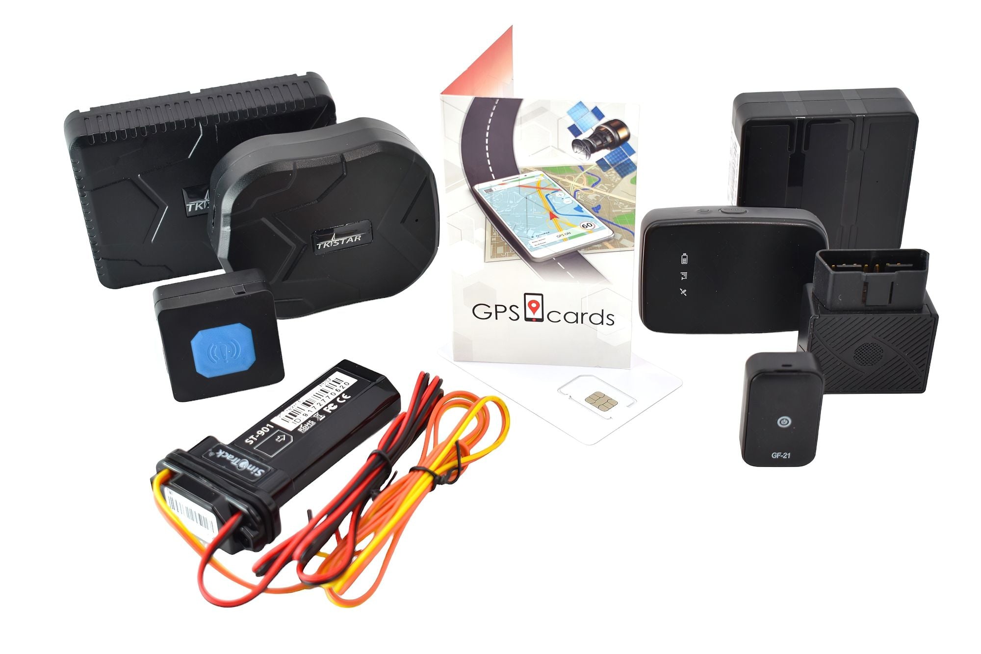 SIM-Karte für Coban GPS408 mit großem Magneten und tragbarem Akku
