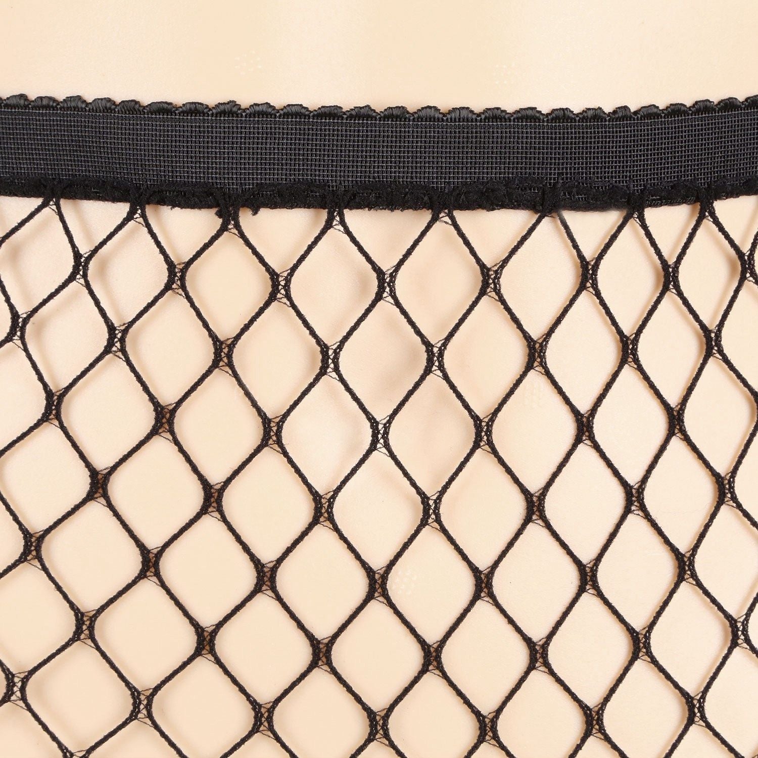 Collants résille pour femmes, sexy, taille haute, ajourés, extensibles