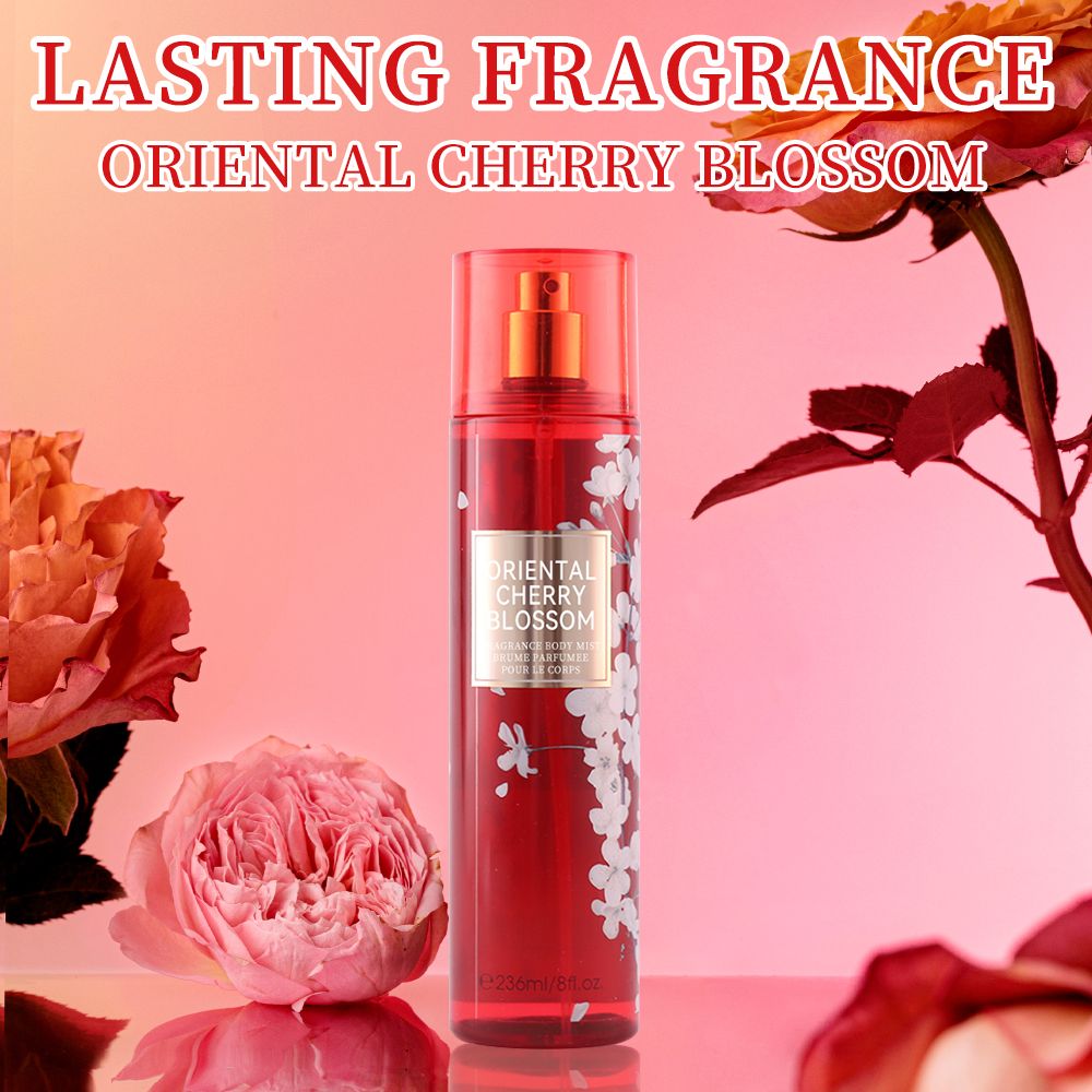236 ml/ Haar- und Körperspray für Damen, Blumiger Duftspray, Erfrischendes Körperspray, Langanhaltender Duft, Ideal für den Alltag, Verabredungen, Feiern und als Geschenk