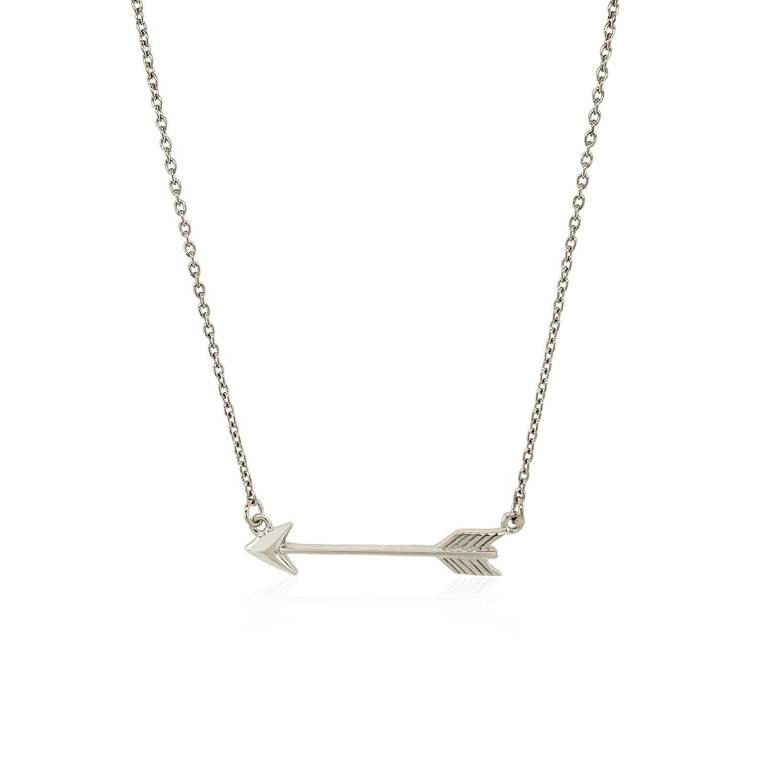 Halskette mit Pfeil aus Sterlingsilber