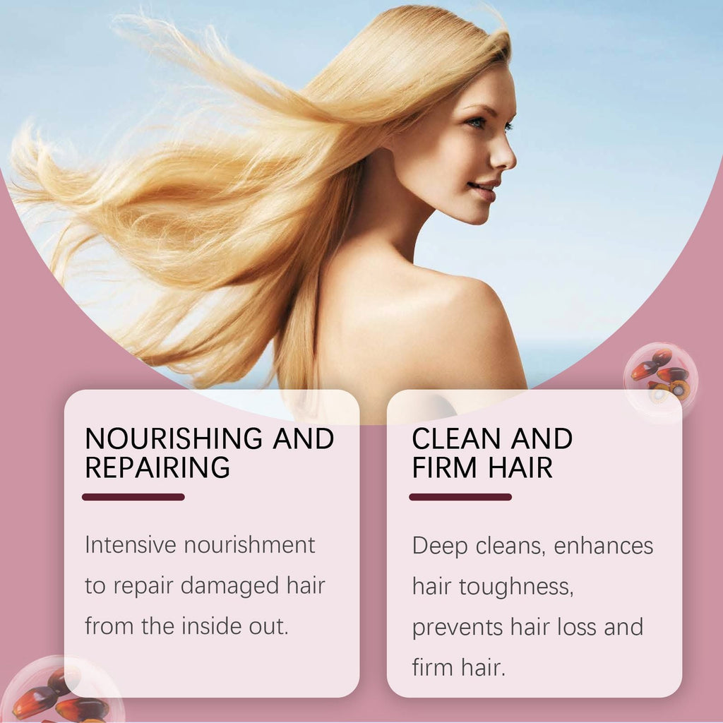 Sérum capillaire liquide au cuivre peptidique - Nourrit les cheveux, les rend lisses et brillants et apporte de l'hydratation Huile essentielle de soin capillaire