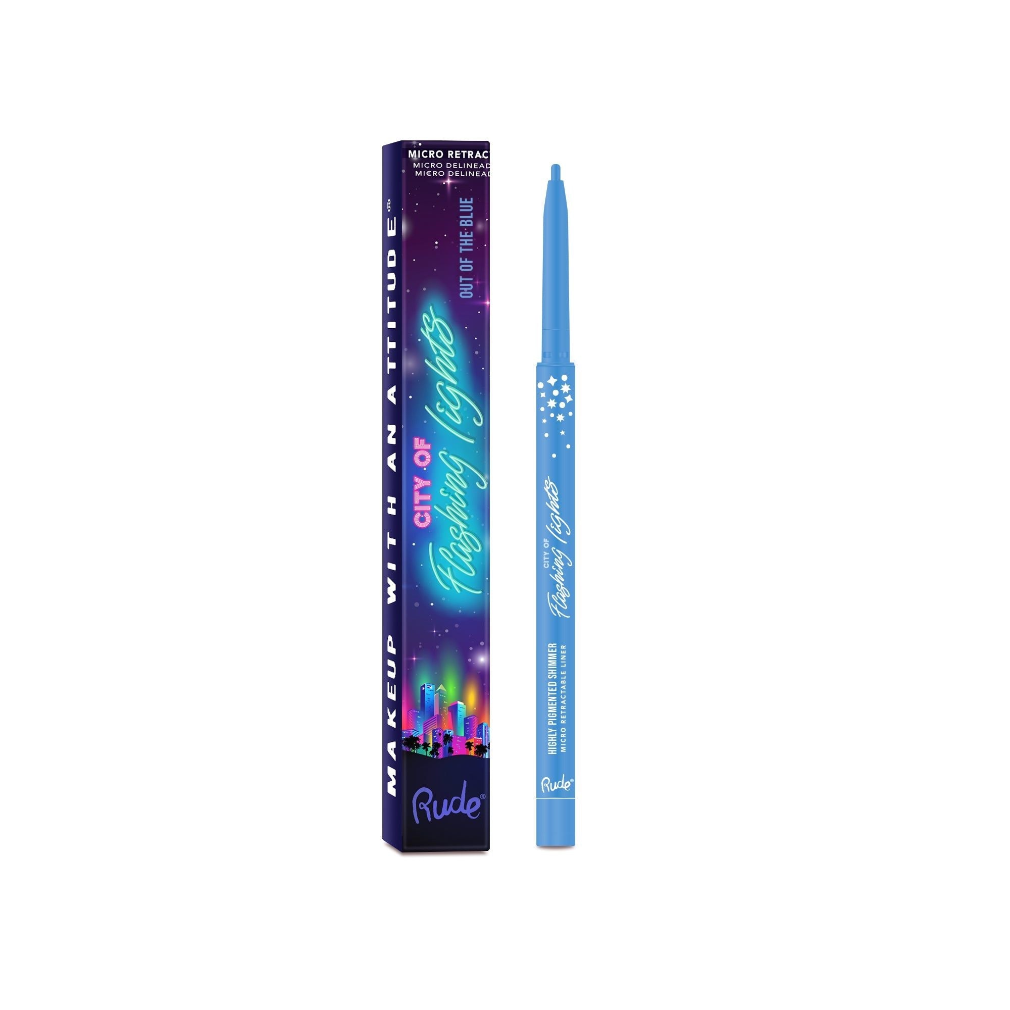 RUDE City of Flashing Lights Micro Eyeliner Rétractable