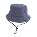 Graublau Kinder Frühling Herbst Hut Jeans Sonnenhut Baby Lässiger Fischerhut für Jungen Mädchen 1-3 Jahre