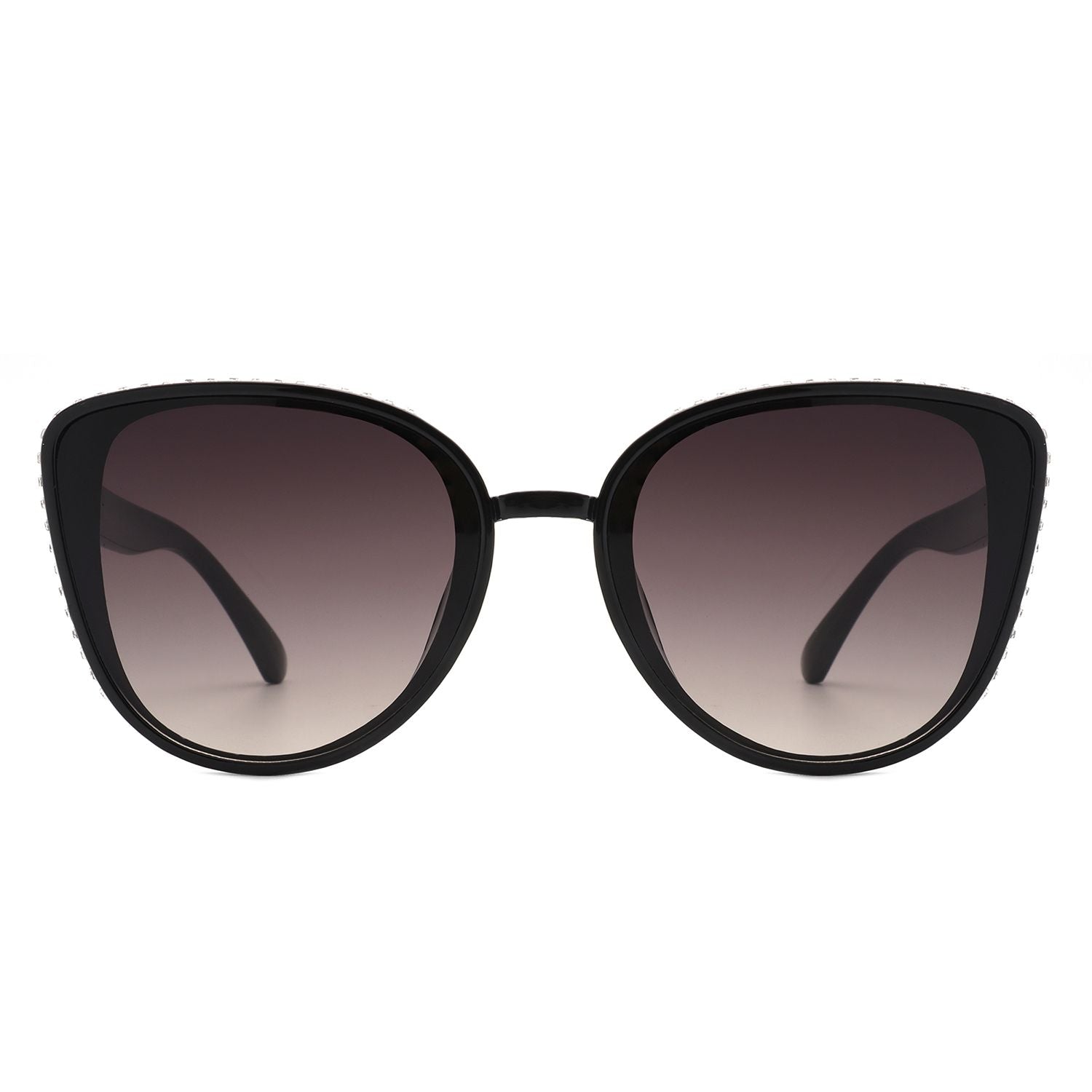 Damen Strass Mode Cat Eye Sonnenbrillen