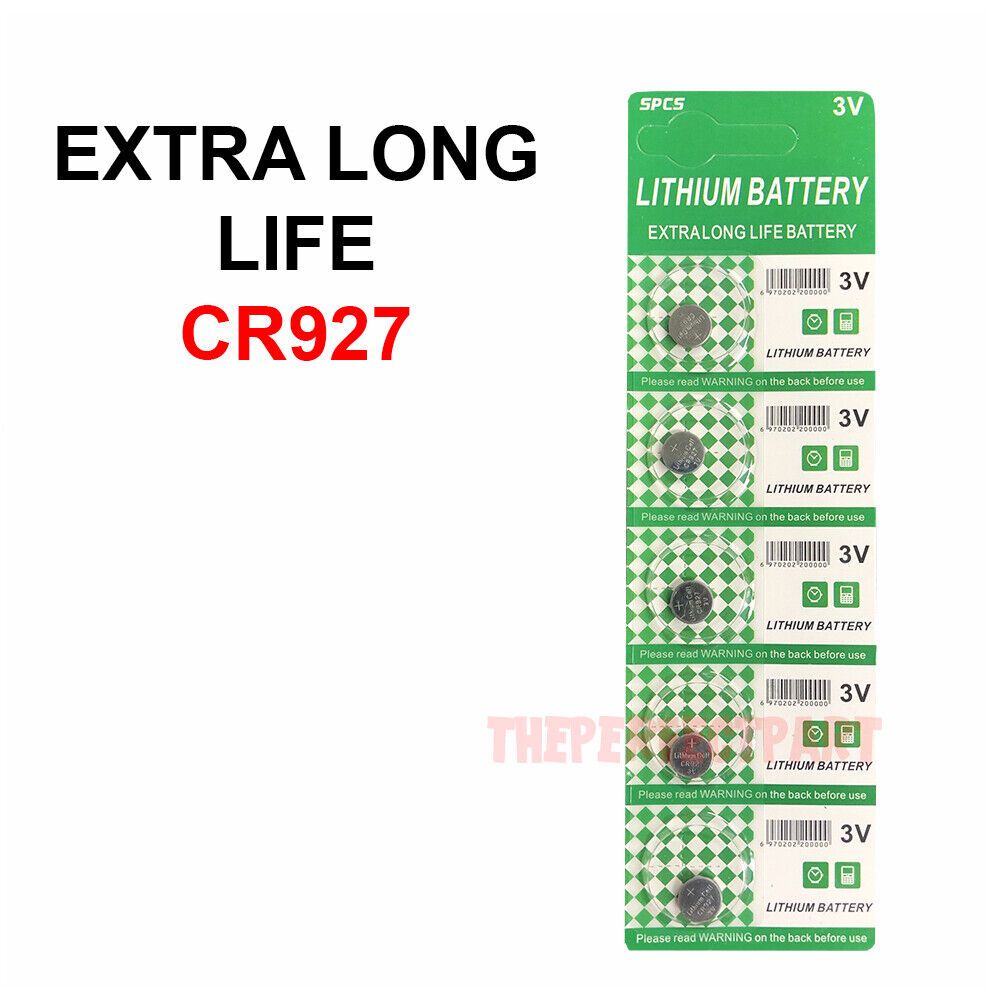 5 STÜCK CR927 DL927 BR927 LM927 KCR927 927 Lithium-Batterie 3V Knopfzelle Uhr DE