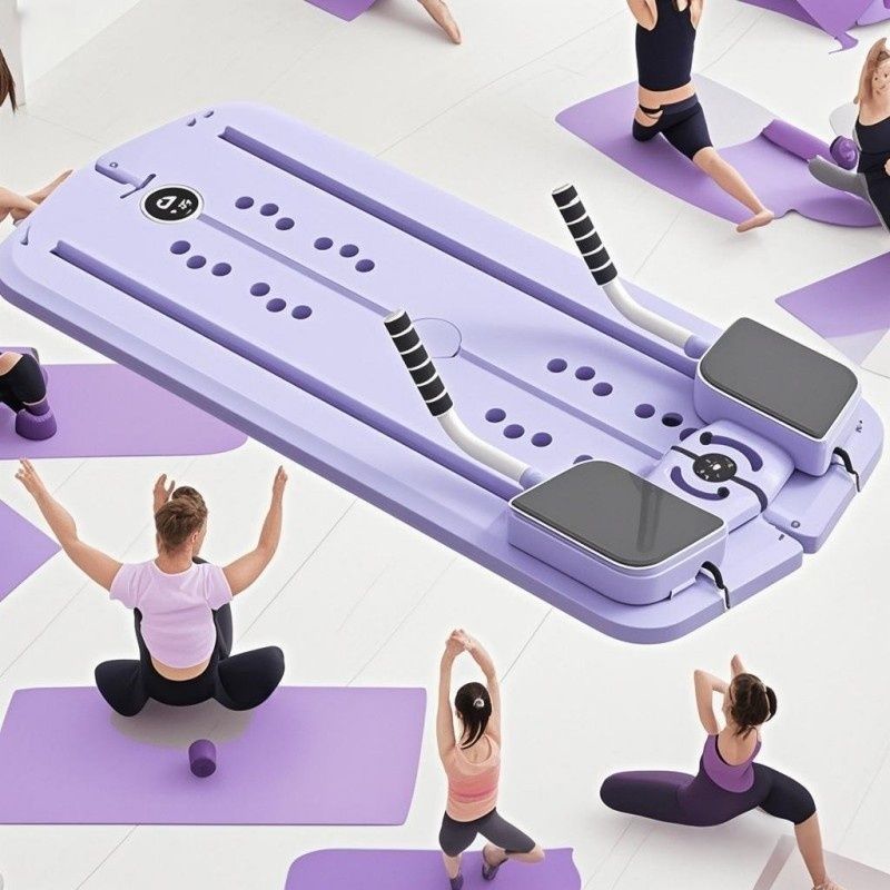 1 Stück Mehrzweck-Klappbares Bauchmuskel-Trainingsbrett – PP-Material, ungeladen, tragbares Heimtrainingsgerät zur Straffung und Formung von Taille, Gesäß und Beinen, Fitnesszubehör