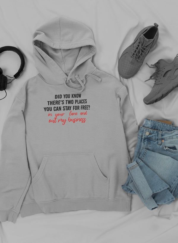 Kostenloser Hoodie: Orte, an denen du übernachten kannst