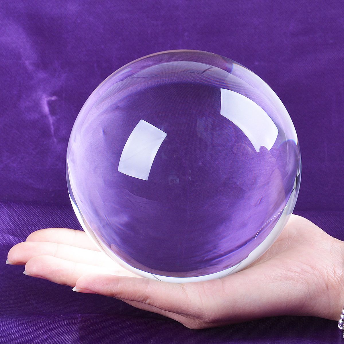 DSJUGGLING Jonglierball aus klarem Acryl, 120 mm – 4,72 Zoll, transparent, für Isolationen und Körper-Rolls