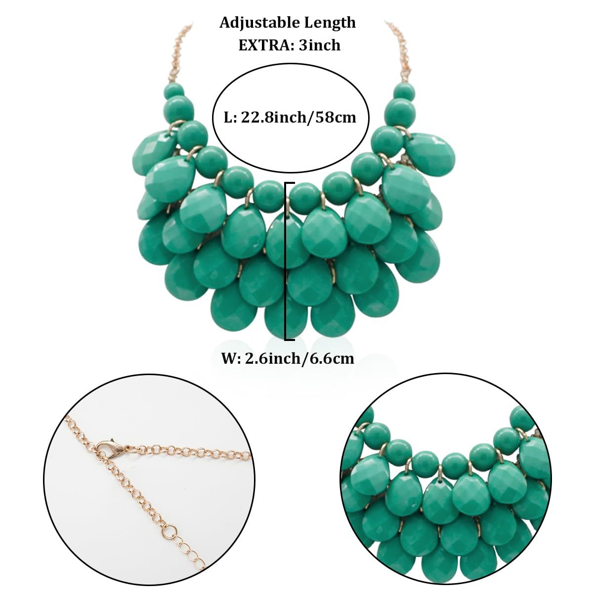 Jane Stone Modeaussage Collier Halskette Vintage Durchbrochenes Lätzchen Kostüm Schmuck