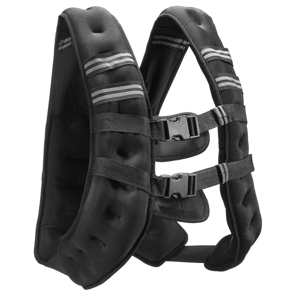 Gewichtsweste, 9 kg Gewichtsweste mit reflektierendem Streifen, verstellbare Schnalle Körpergewichtsweste für Männer und Frauen, Trainingsausrüstung für Krafttraining, Laufen, Joggen, Fitness und Gewichtsverlust