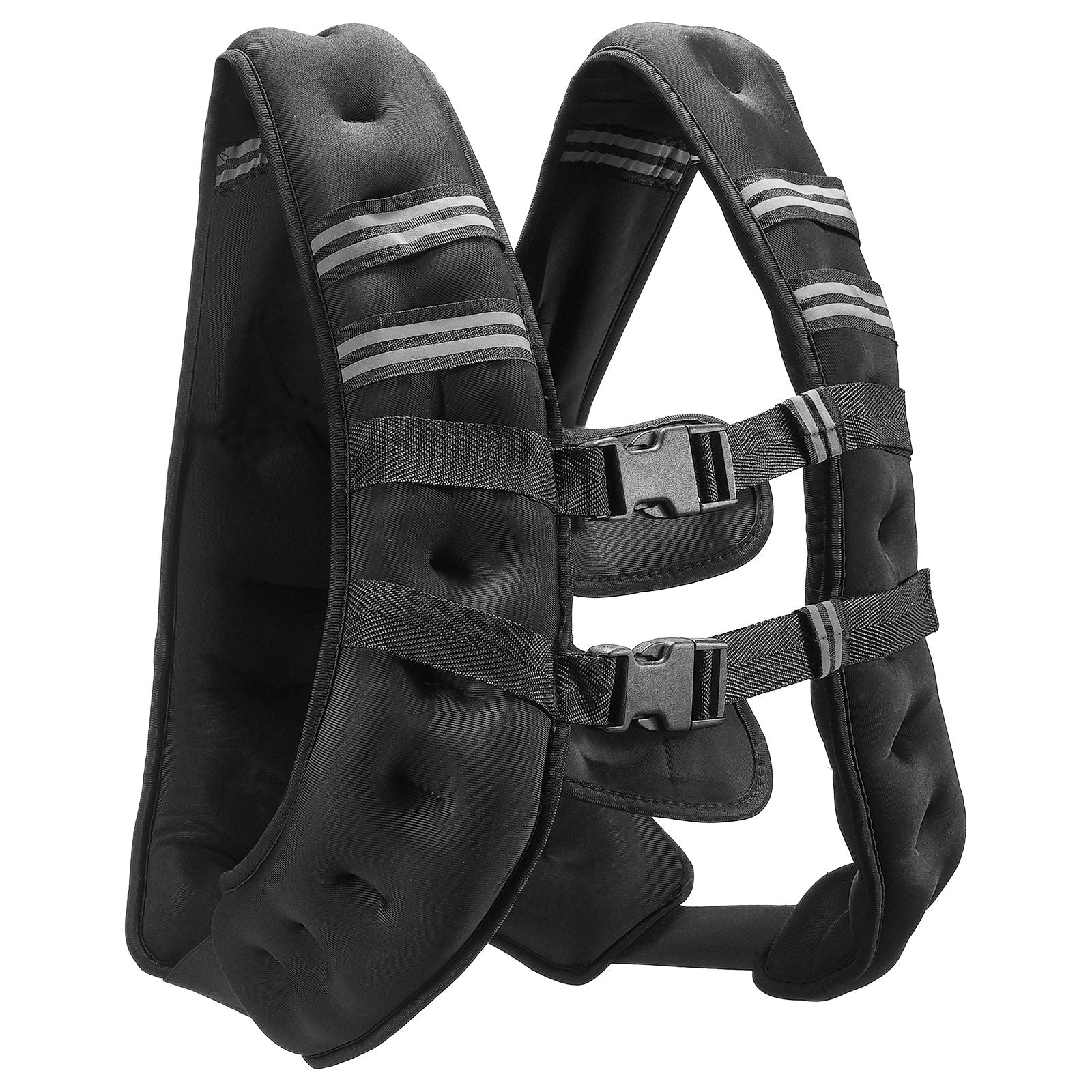 Gewichtsweste, 9 kg Gewichtsweste mit reflektierendem Streifen, verstellbare Schnalle Körpergewichtsweste für Männer und Frauen, Trainingsausrüstung für Krafttraining, Laufen, Joggen, Fitness und Gewichtsverlust