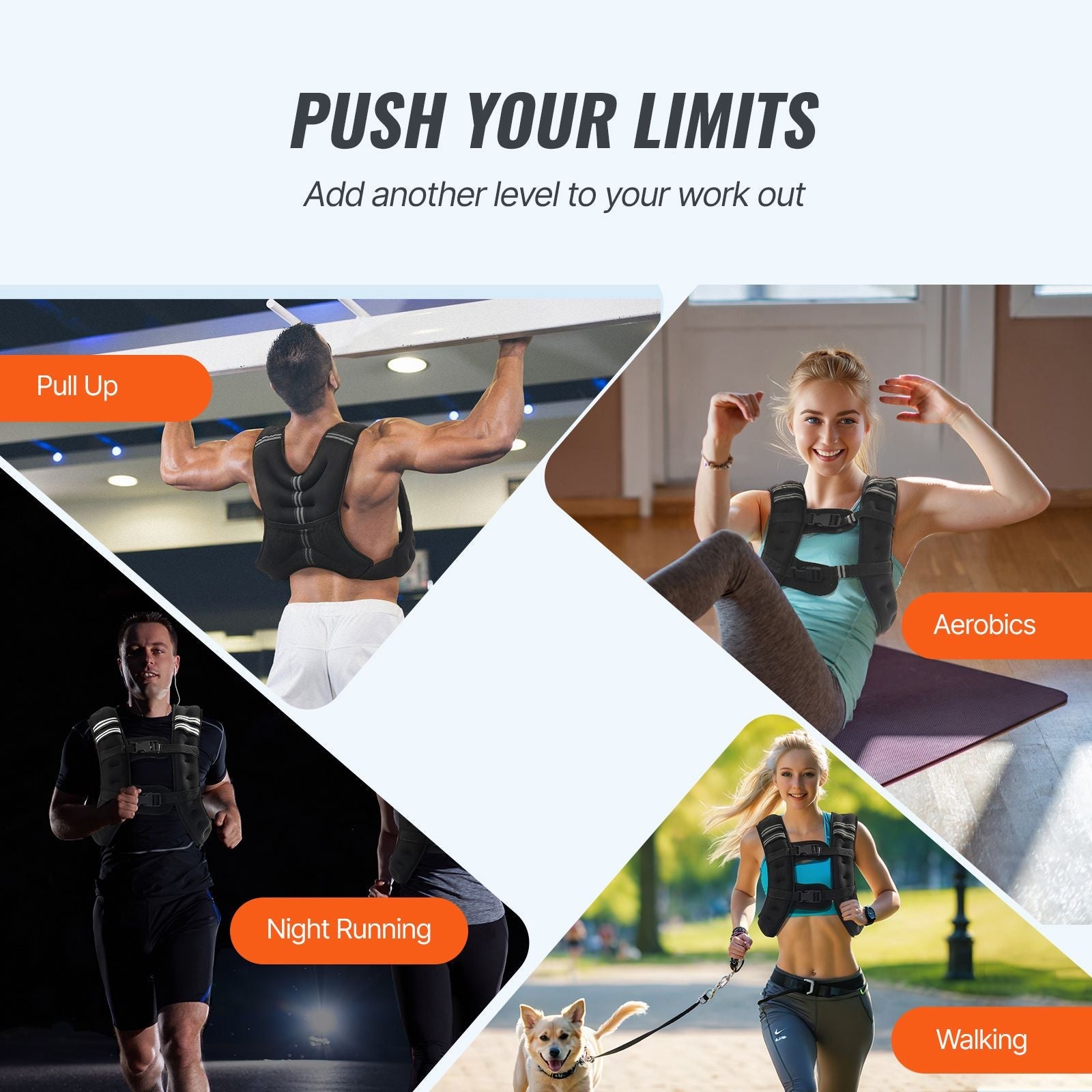 Gewichtsweste, 9 kg Gewichtsweste mit reflektierendem Streifen, verstellbare Schnalle Körpergewichtsweste für Männer und Frauen, Trainingsausrüstung für Krafttraining, Laufen, Joggen, Fitness und Gewichtsverlust
