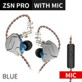 Écouteurs intra-auriculaires en métal, technologie hybride 1BA+1DD, basses HIFI, moniteur intra-auriculaire, casque de sport anti-bruit