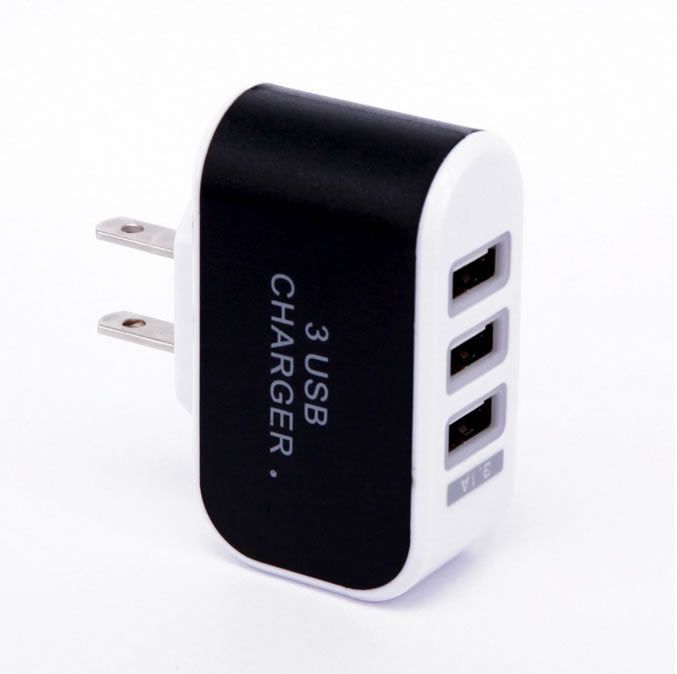 Dreifach-Ladegerät 3-USB-Port-Wandadapter