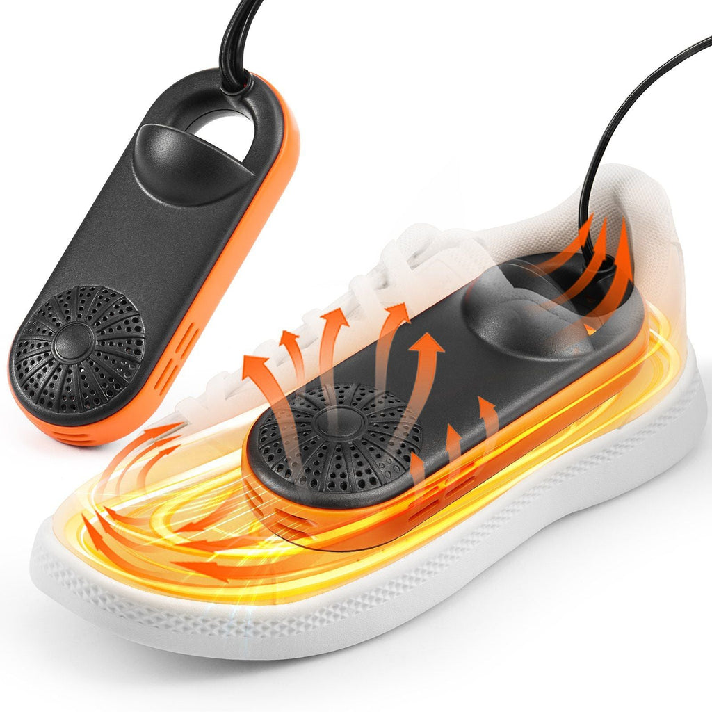 VEVOR Stiefeltrockner Schuhtrockner, tragbarer Schuhtrockner mit automatischer Temperaturregelung für Regenzeit und Winterreisen, ausziehbarer Stiefelwärmer, feuerfeste Trocknung für Schuhe, Handschuhe, Socken