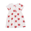 EnkeliBB Designer-Kinderkleidung Kleider für den Sommer 22SS Wyn Kleinkindmädchen Kurzarmkleid Marke Kinder Cartoon-Musterkleid