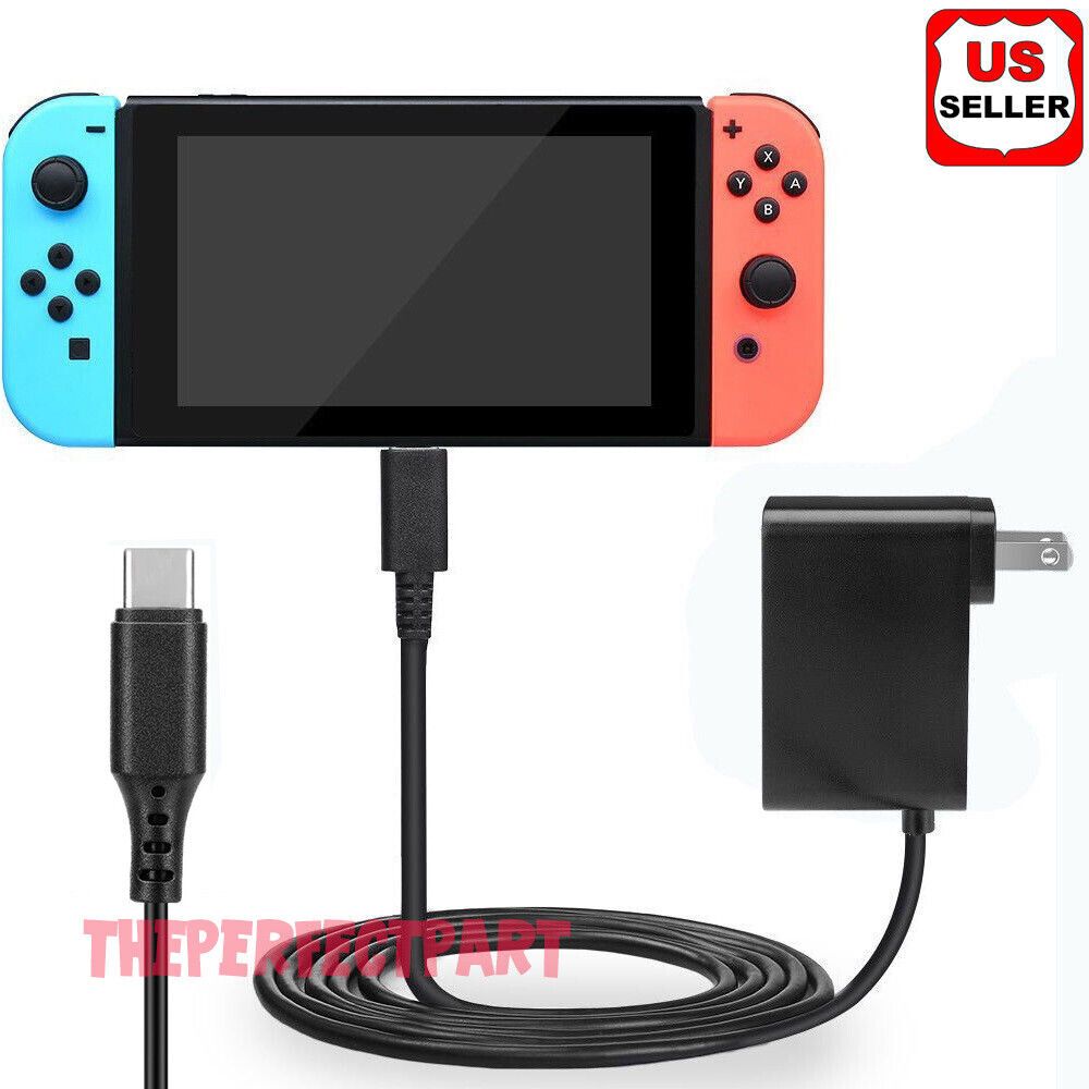 Pour adaptateur secteur Nintendo Switch, câble de chargement mural/voyage 2,4 A