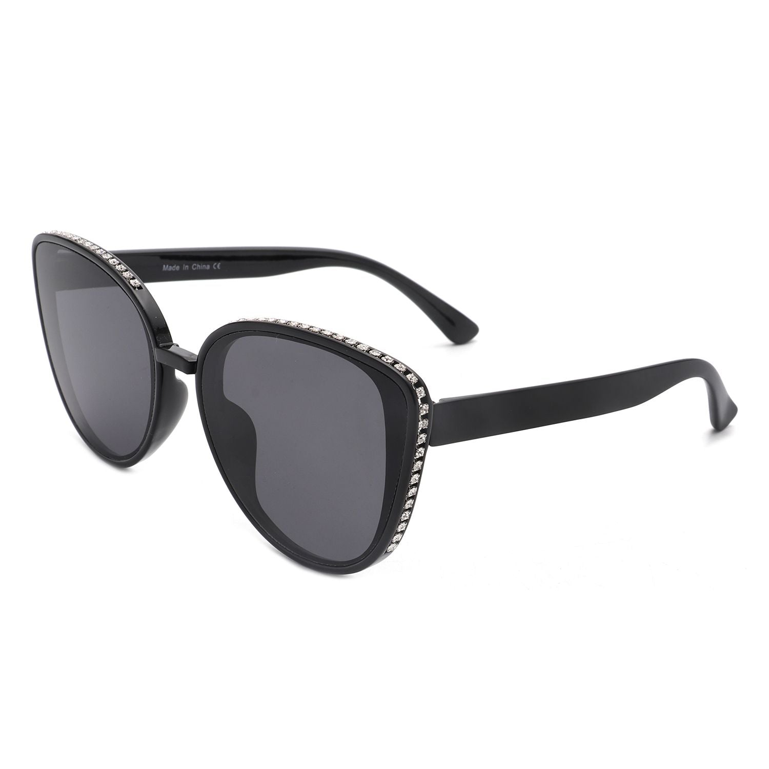Damen Strass Mode Cat Eye Sonnenbrillen