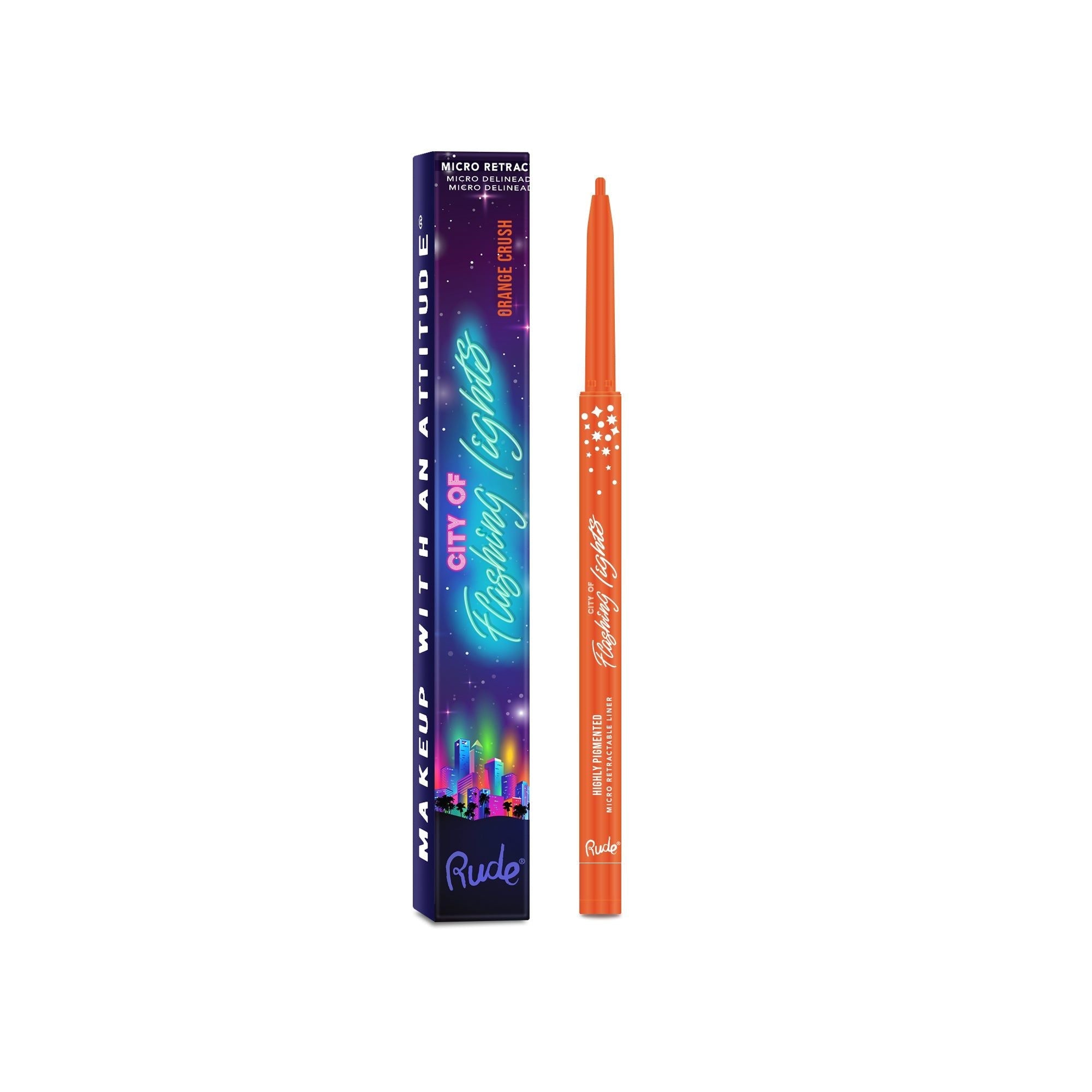 RUDE City of Flashing Lights Micro Eyeliner Rétractable