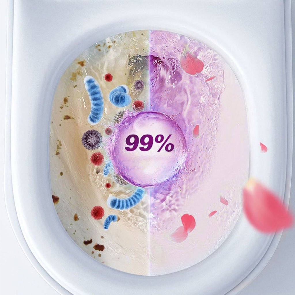 6/24 12/48 Packs WC-Reiniger, WC-Reiniger mit desodorierendem Duft, Multifunktions-WC-Reiniger, WC-Deodorant, Entfernung von gelben Flecken und Gerüchen, Tiefenreinigung Toilettentabletten