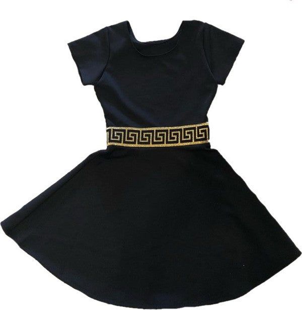 KINDER KLEID GRIECHISCHE STREIFEN