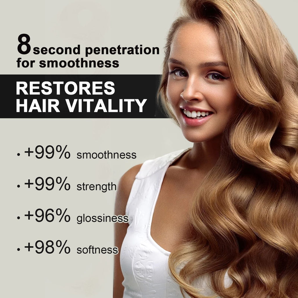 EELHOE Keratin Haarpflegecreme Haarpflege für trockenes und strapaziertes Haar Feuchtigkeitsspendende und glättende Haarpflegecreme
