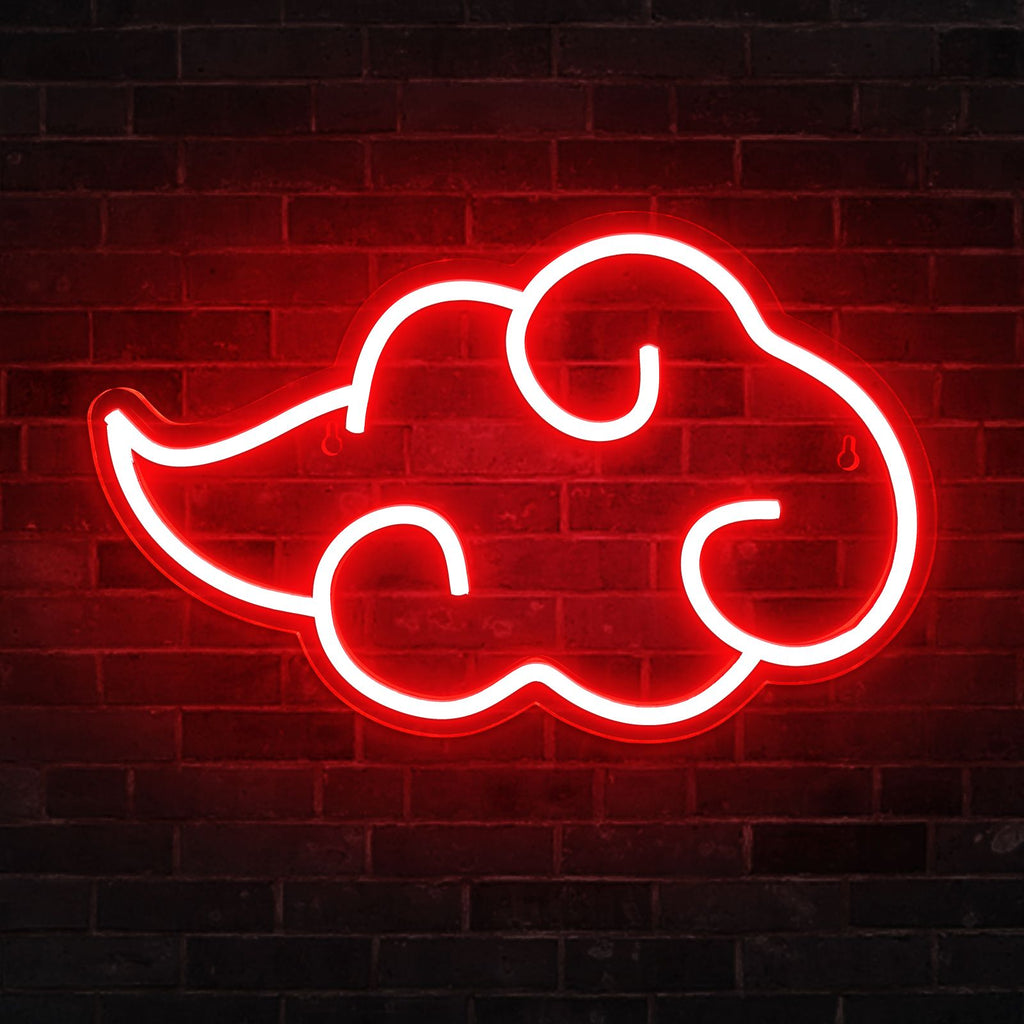Neonwolkenlichter, USB-betriebene LED-Neon-Schilder-Nachtlichter, Gaming-Zimmer Schlafzimmer Wohnzimmer Dekorationslampe Weihnachtsgeschenk