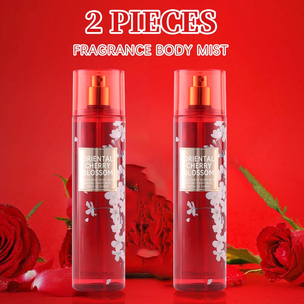 236 ml/ Haar- und Körperspray für Damen, Blumiger Duftspray, Erfrischendes Körperspray, Langanhaltender Duft, Ideal für den Alltag, Verabredungen, Feiern und als Geschenk