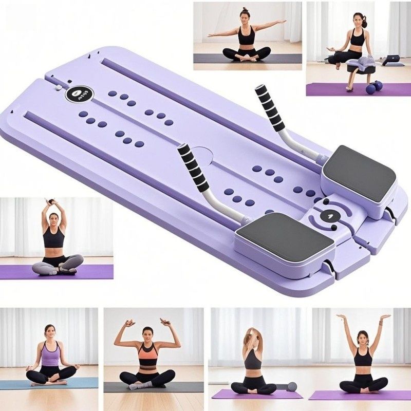 1 Stück Mehrzweck-Klappbares Bauchmuskel-Trainingsbrett – PP-Material, ungeladen, tragbares Heimtrainingsgerät zur Straffung und Formung von Taille, Gesäß und Beinen, Fitnesszubehör