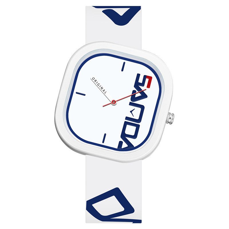 Neue Silikon-Quadrat-Mode-Trend Wasserdichte Uhr