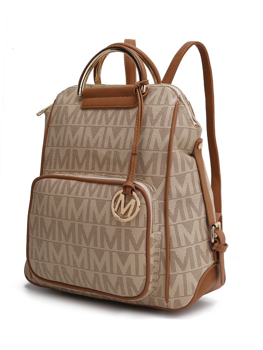 MKF Collection Cora Milan M Signature Modischer Rucksack von Mia K