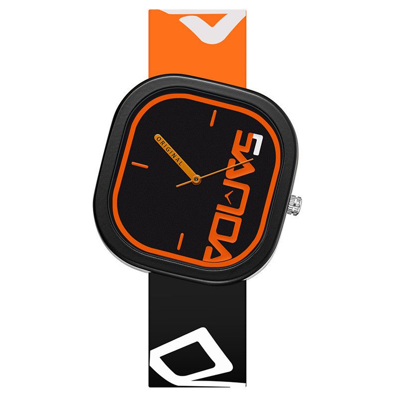 Neue Silikon-Quadrat-Mode-Trend Wasserdichte Uhr