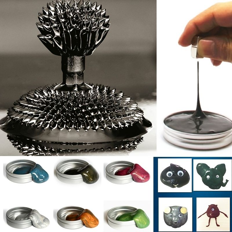 Magnetischer Schlamm, magnetische Knete, magnetischer Schlamm, kreatives Dekompressionsspielzeug, verschlingender Magnetschlamm