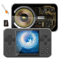 Multifunktionale Spielekonsole Power Bank, 20W Kabelloses Magnetisches Laden, 6000+ Eingebaute Klassische Spiele, MP3, MP4, Digitaler Fotorahmen, E-Book, Filmplayer, Bestes Weihnachtsgeschenk.(grau)